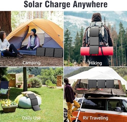 Portable Power Station for Camping and Emergency Backup Charging Devices