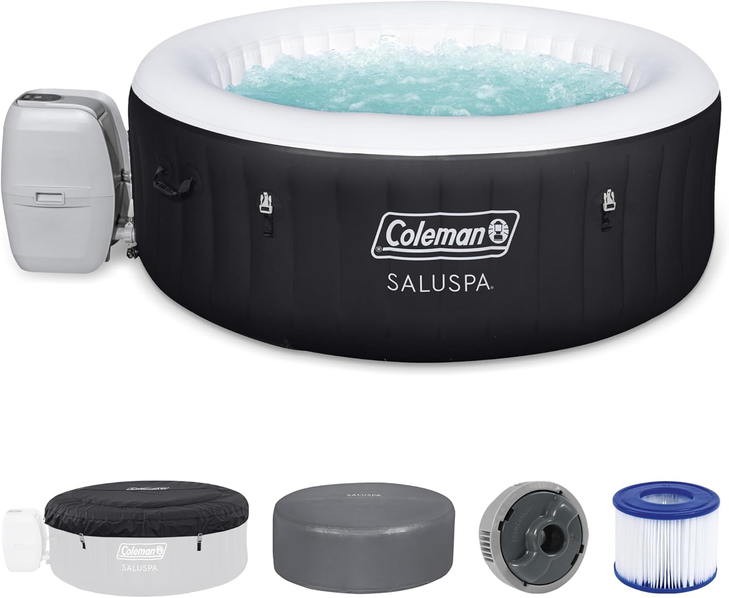 Portable Inflatable Hot Tub Spa for Backyard and Outdoor Relaxation