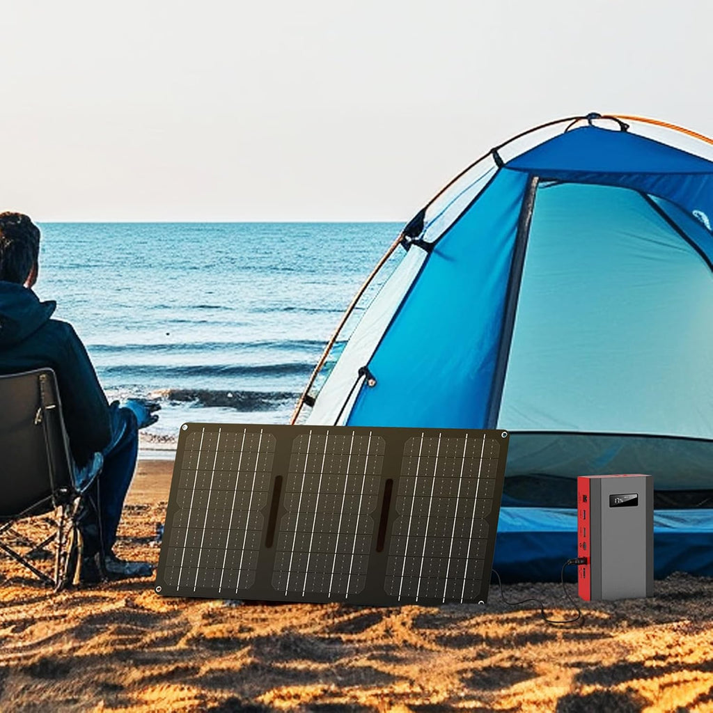 24000mAh Portable Power Station with AC Outlet for Camping and Emergency Use