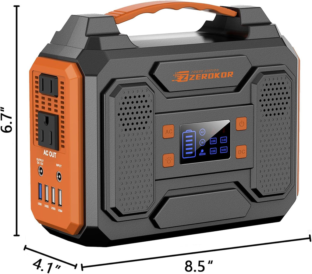 Portable Power Station Generator for Camping and Emergency Backup Use