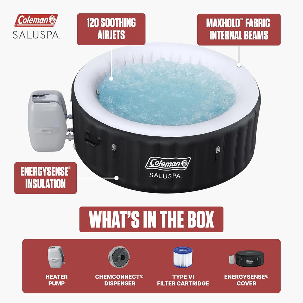 Portable Inflatable Hot Tub Spa for Backyard and Outdoor Relaxation