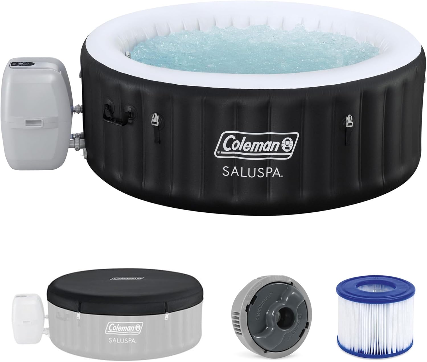 Portable Inflatable Hot Tub Spa for Backyard and Outdoor Relaxation