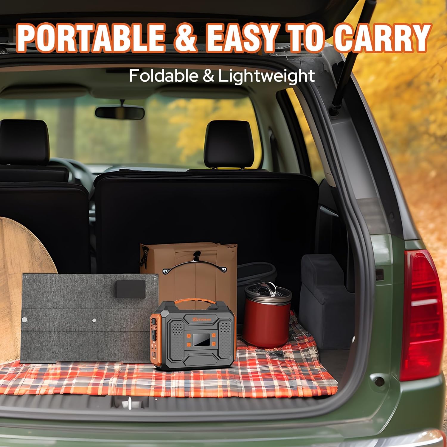 Emergency Backup Portable Power Supply for Home and Camping