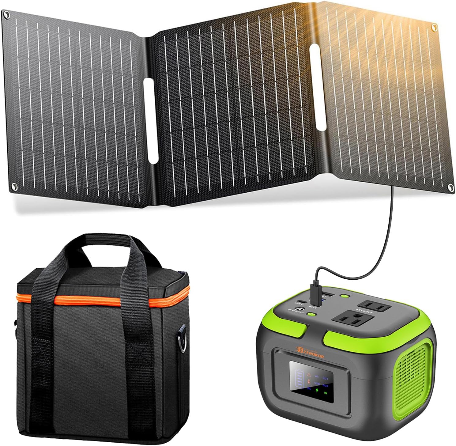 Portable Power Station for Camping and Emergency Backup Charging Devices