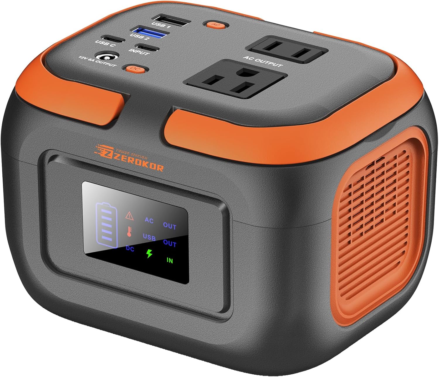 Compact Portable Power Station with Multiple Output Ports