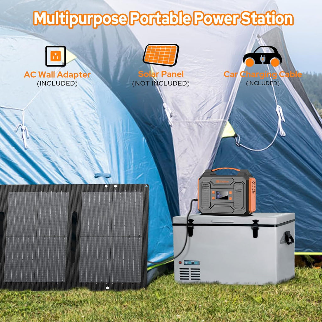 Portable Power Station Generator for Camping and Emergency Backup Use