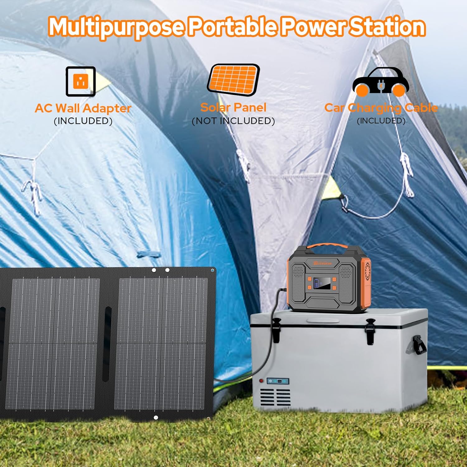 Portable Power Station Generator for Camping and Emergency Backup Use