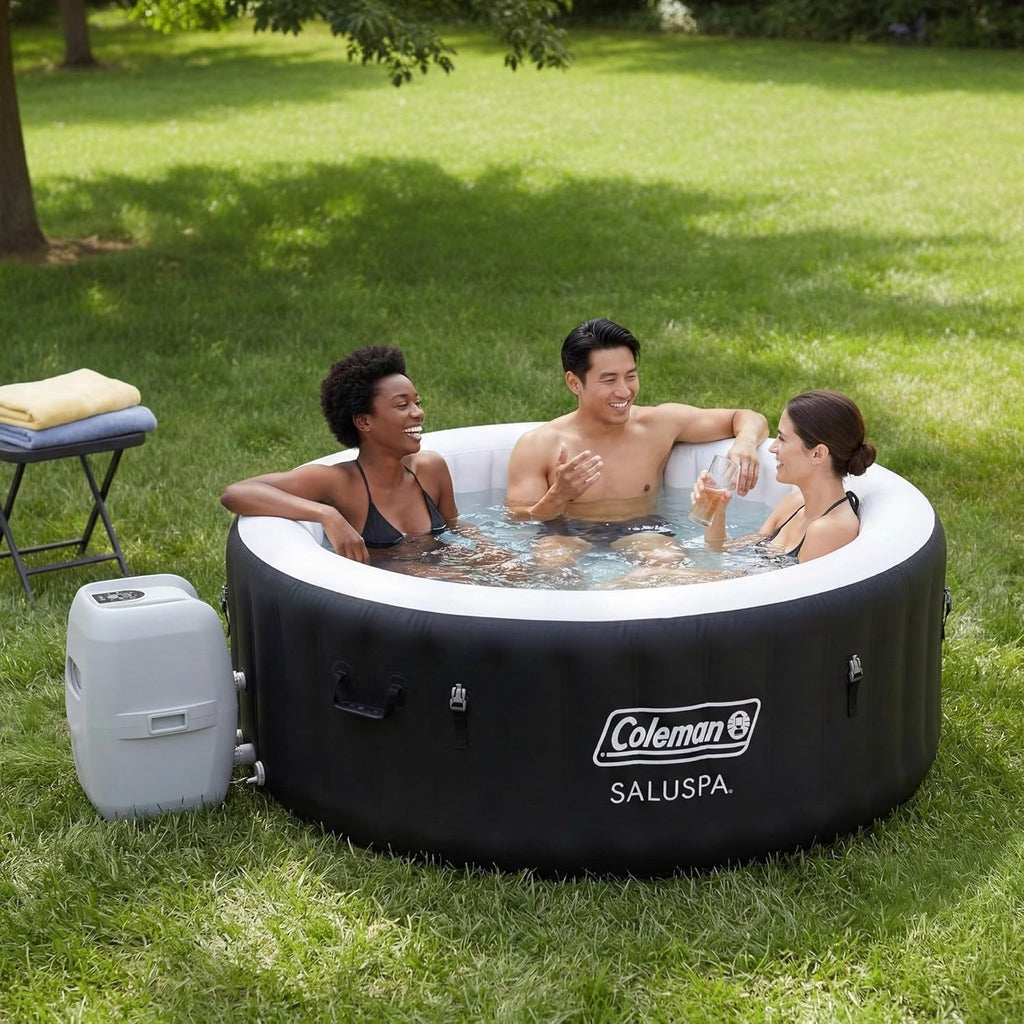 Portable Inflatable Hot Tub Spa for Backyard and Outdoor Relaxation
