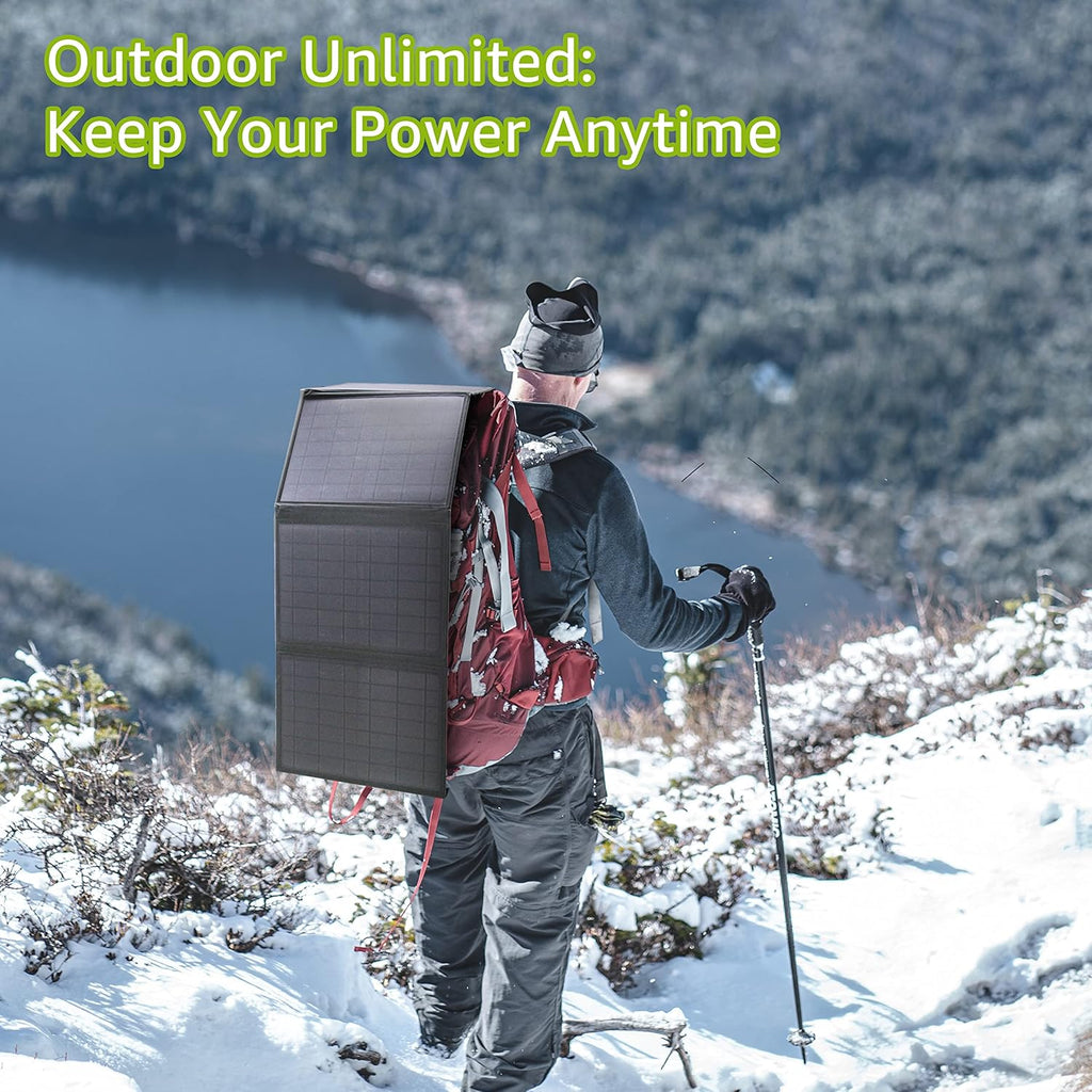 Portable Power Station Generator for Camping and Emergency Backup Use